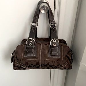 AUTHENTIC Chocolate brown Coach satchel. Perfect condition!